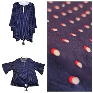 Fred David flowy blouse